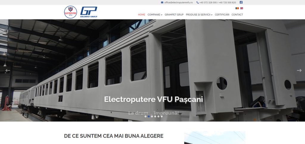 Locuri de muncă la Electroputere VFU Pașcani