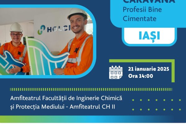 Caravana „Profesii Bine Cimentate” – Holcim și Școala de Valori